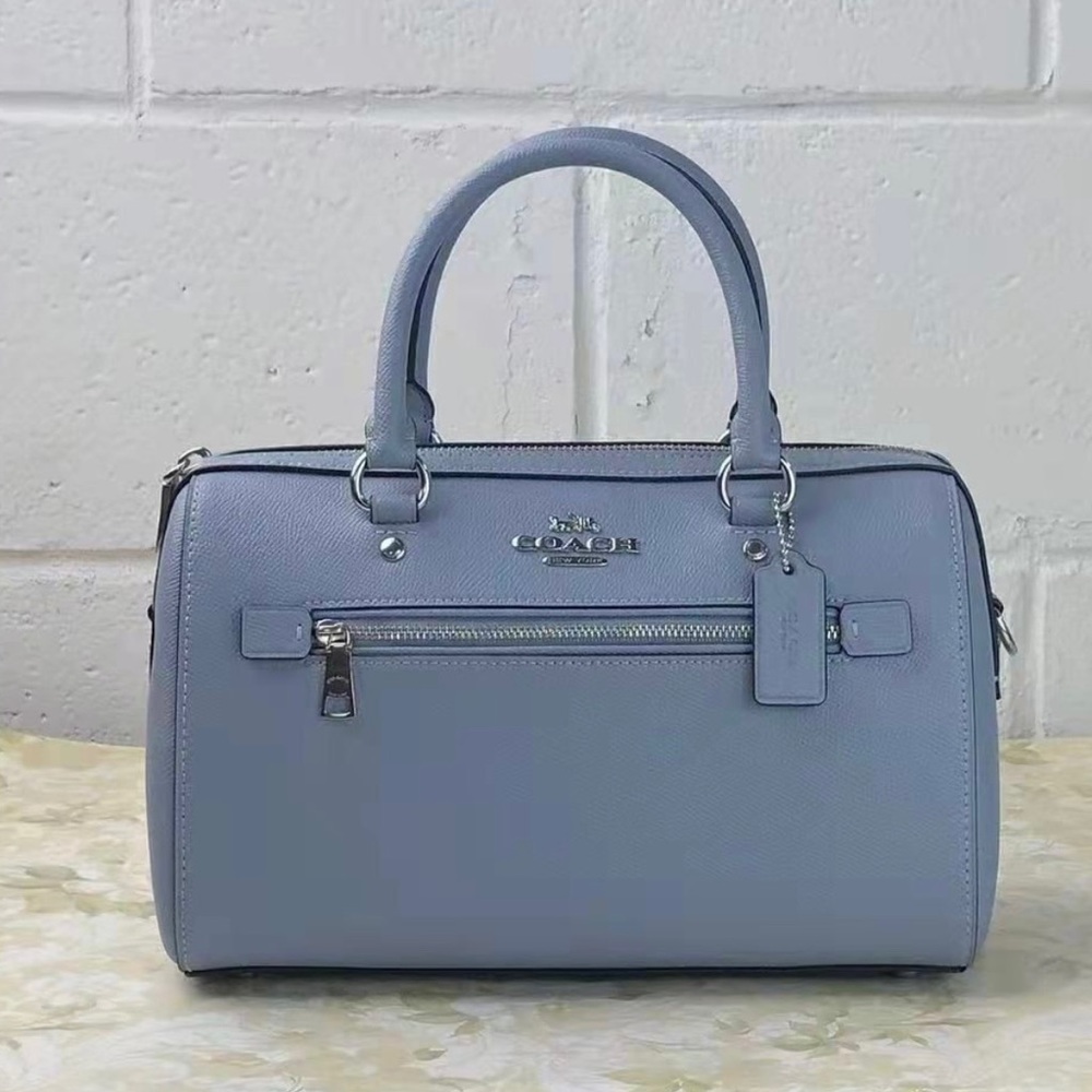 Coach Rowan twilight blue satchel BNWT!